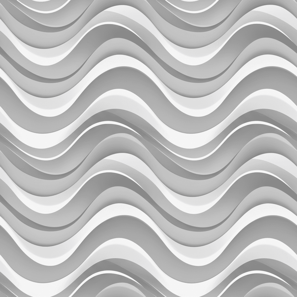 clean wave pattern in grey and white gradient