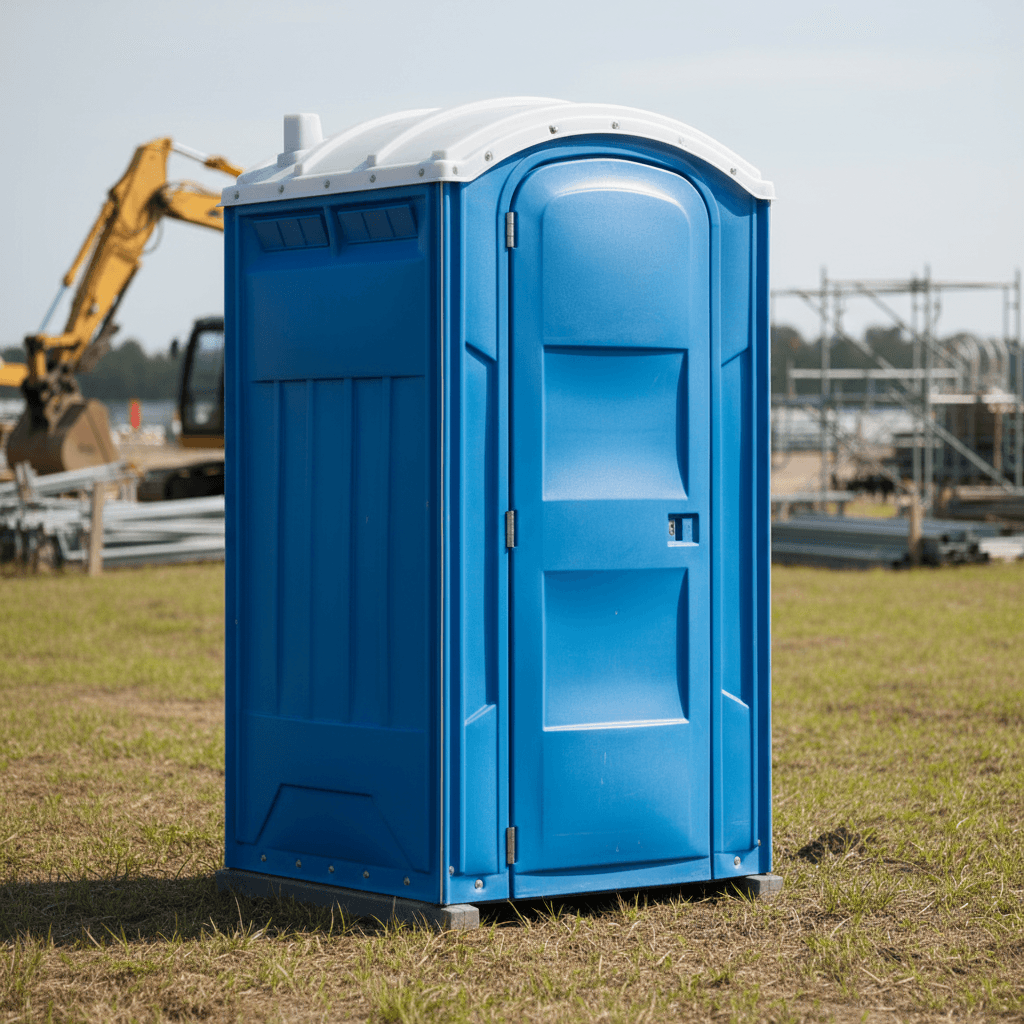 Standard portable toilet unit from Central Cesspool Ltd