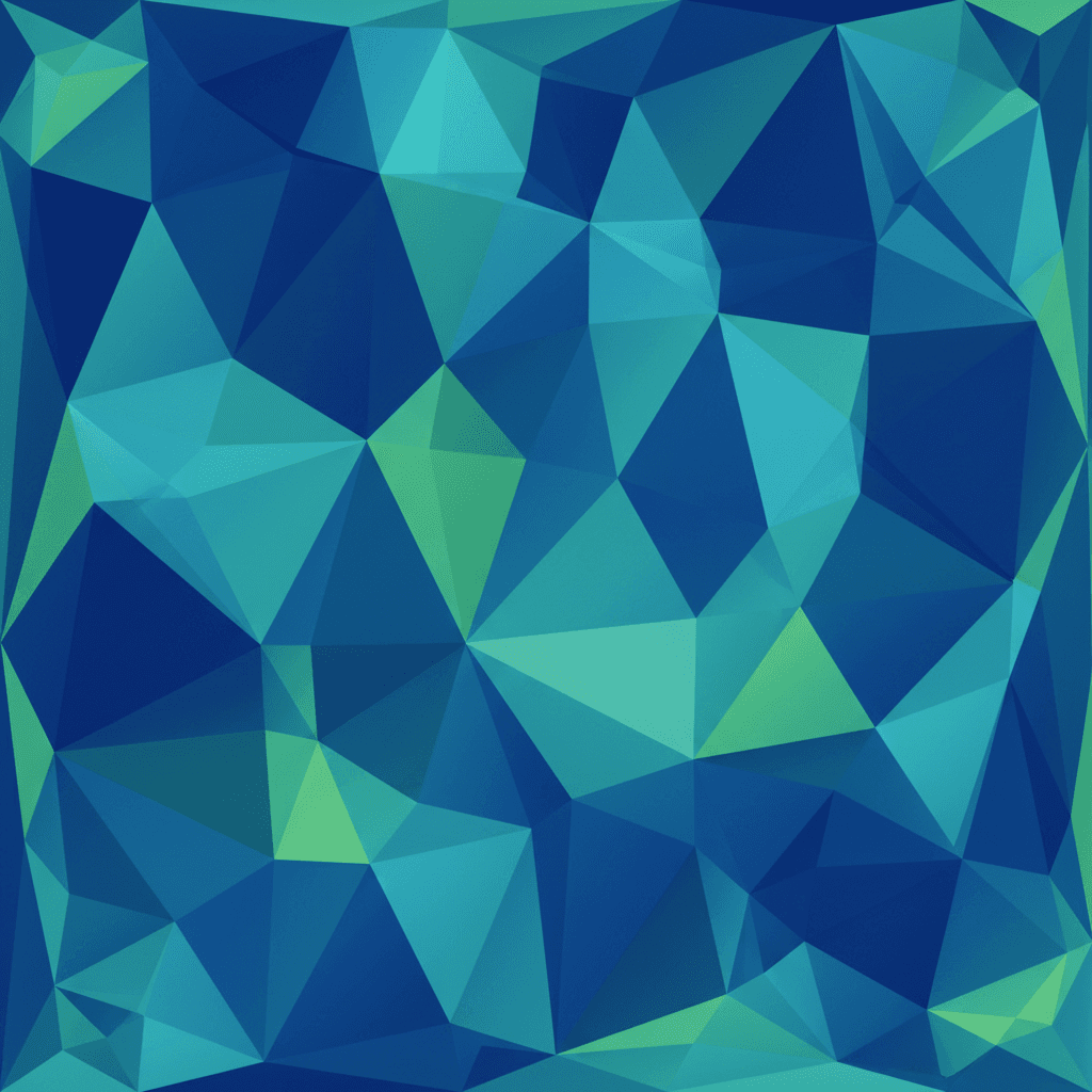 abstract geometric pattern with blue and green tones for accent